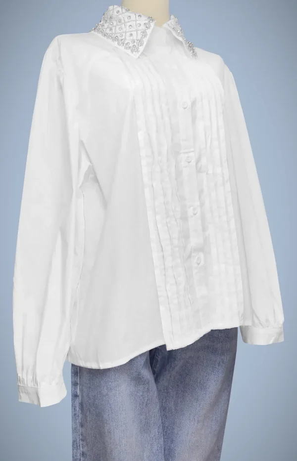 Victorian Women’s Pleated Front Shirt